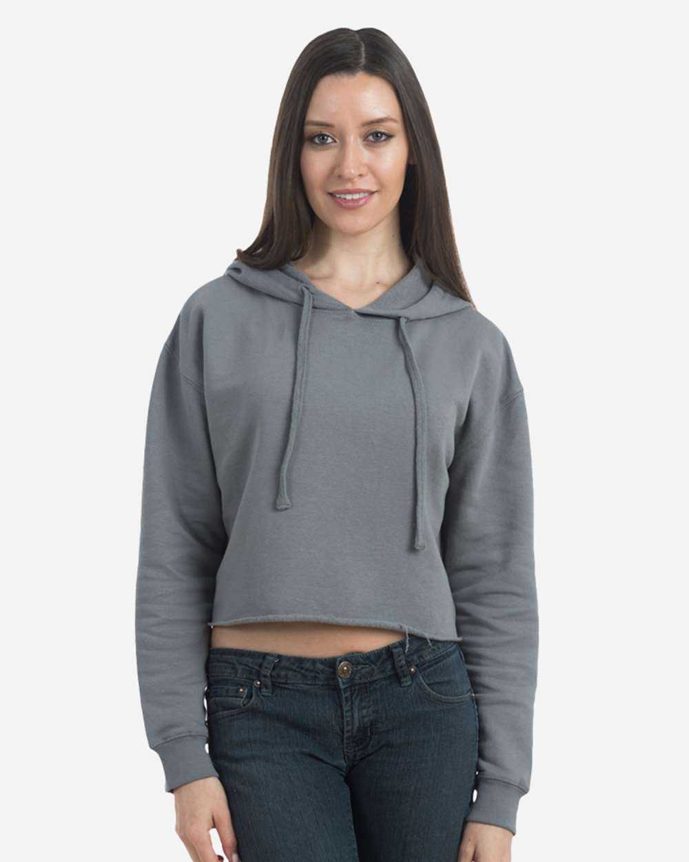 Women's Cropped Fleece Hooded Sweatshirt
