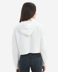Women's Cropped Fleece Hooded Sweatshirt