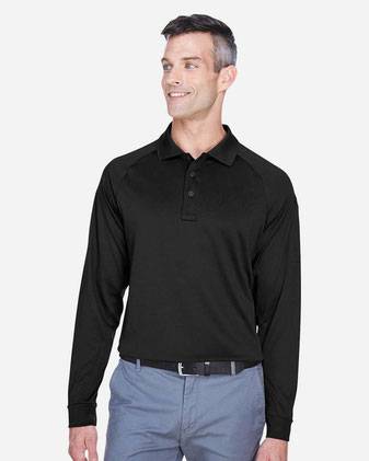 Harriton Advantage Long Sleeve Tactical Polo M211L