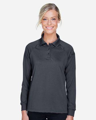Harriton Women's Advantage Long Sleeve Tactical Polo M211LW