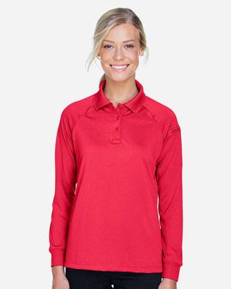 Harriton Women's Advantage Long Sleeve Tactical Polo M211LW