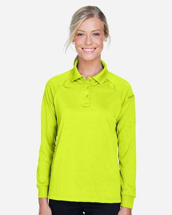 Harriton Women's Advantage Long Sleeve Tactical Polo M211LW
