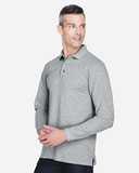 Harriton Easy Blend™ Long Sleeve Polo M265L