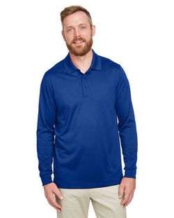 Harriton Advantage Snag Protection Plus IL Long Sleeve Polo M348L Harriton Advantage Snag Protection Plus IL Long Sleeve Polo M348L