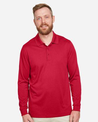 Harriton Tall Advantage Long Sleeve Snag Protection Plus IL Polo M348LT