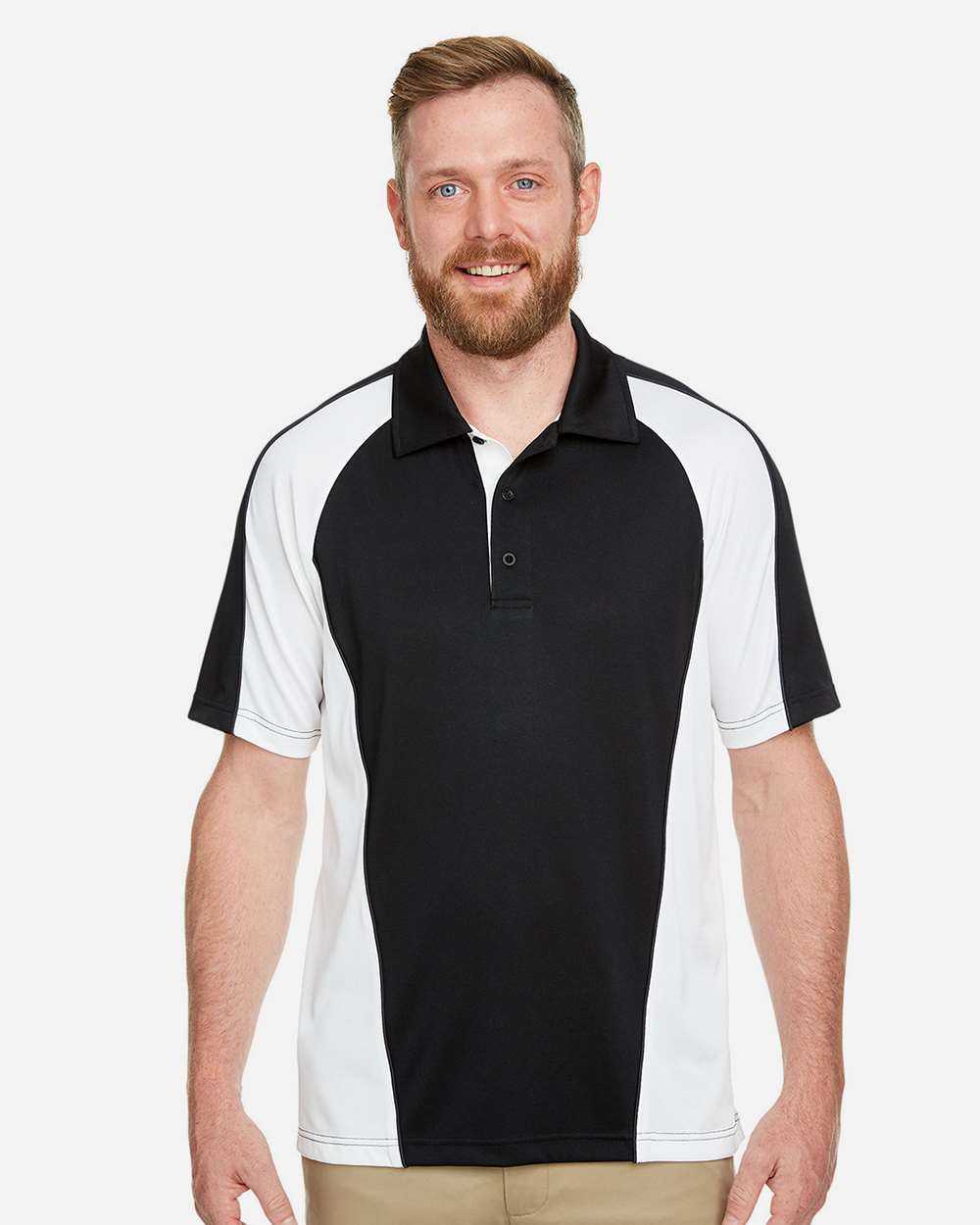 Harriton Advantage Snag Protection Plus IL Colorblock Polo M385
