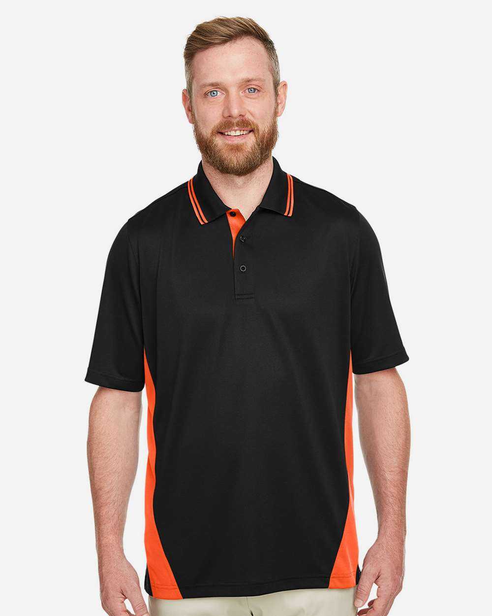 Harriton Flash Snag Protection Plus IL Colorblock Polo M386