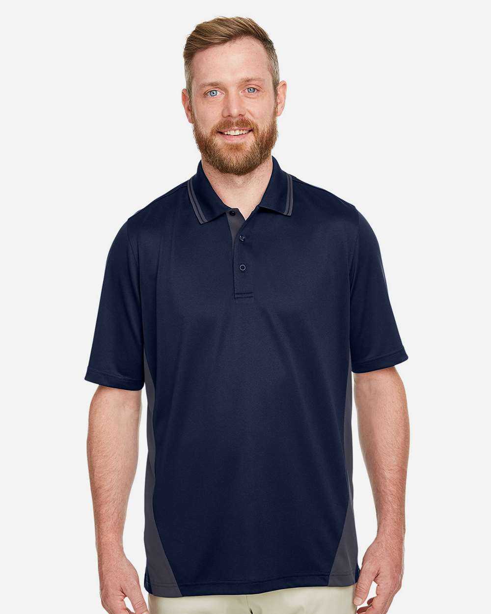 Harriton Flash Snag Protection Plus IL Colorblock Polo M386