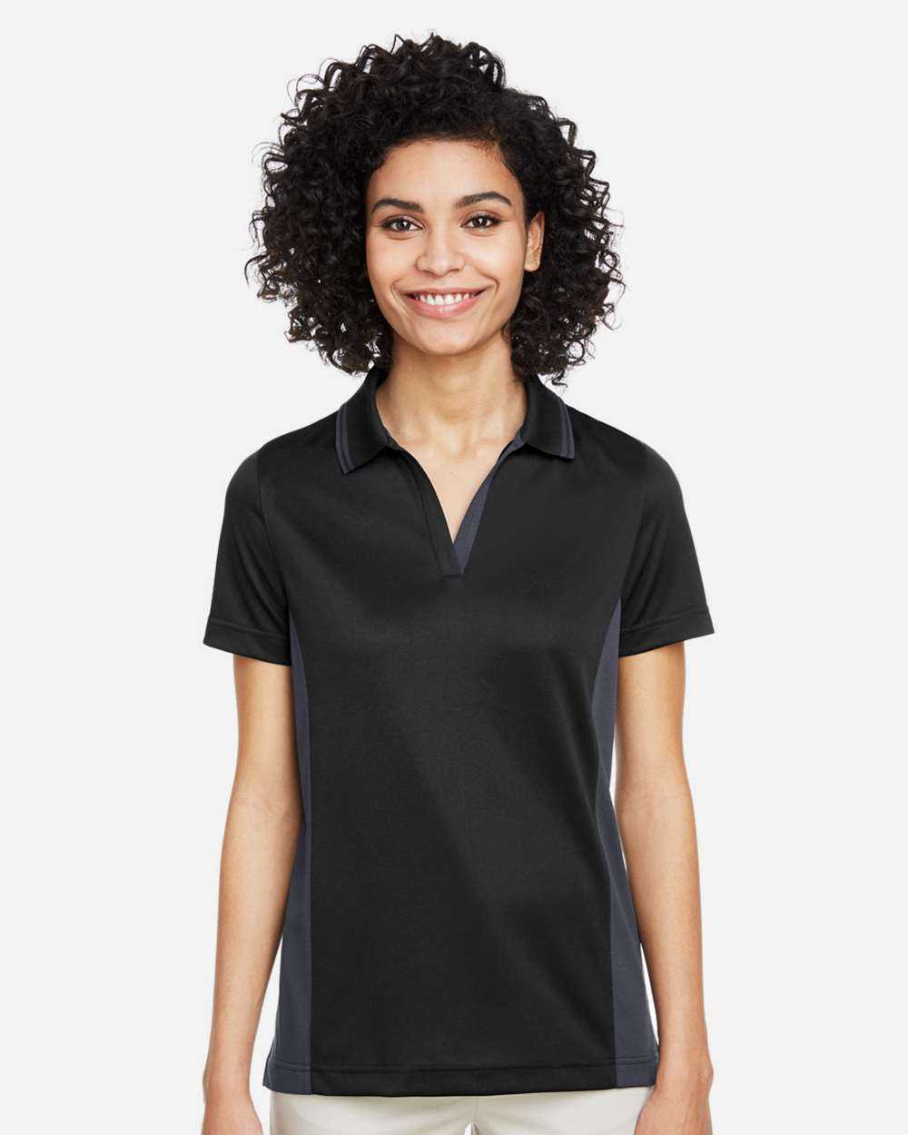 Harriton Women's Flash Snag Protection Plus IL Colorblock Polo M386W