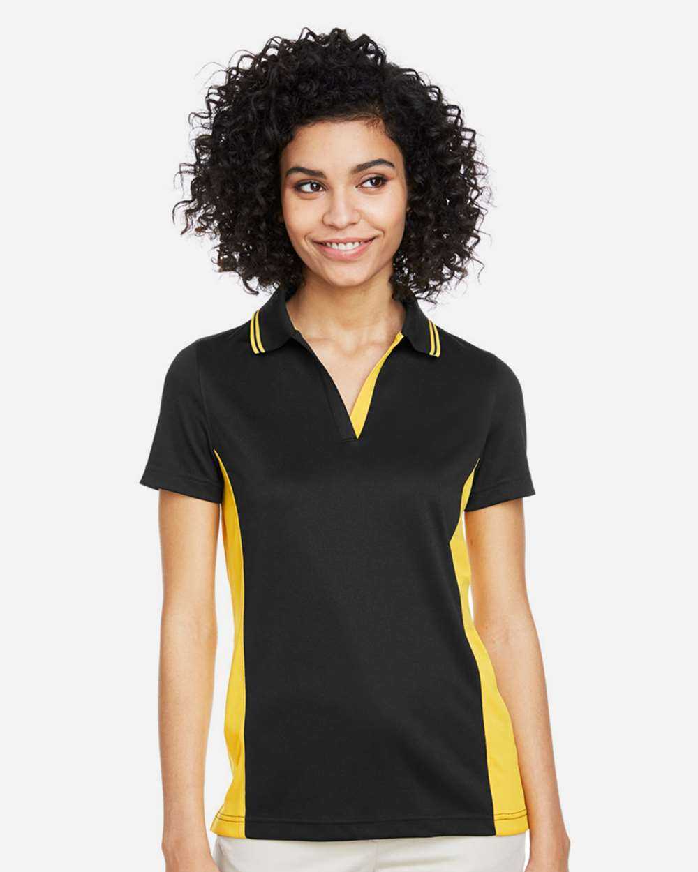 Harriton Women's Flash Snag Protection Plus IL Colorblock Polo M386W