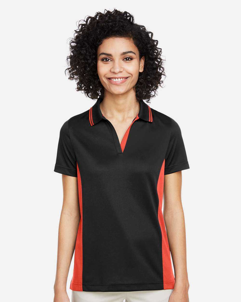 Harriton Women's Flash Snag Protection Plus IL Colorblock Polo M386W