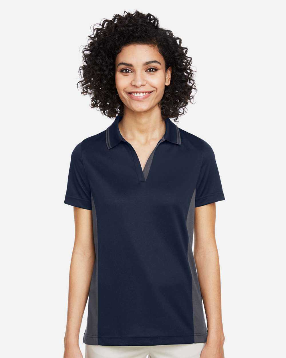 Harriton Women's Flash Snag Protection Plus IL Colorblock Polo M386W