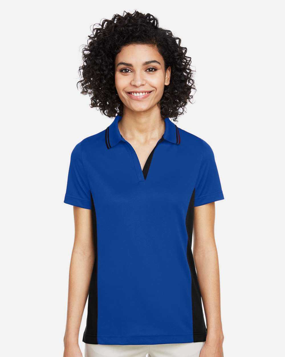 Harriton Women's Flash Snag Protection Plus IL Colorblock Polo M386W