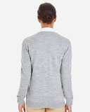 Harriton Women's Pilbloc V-Neck Button Cardigan Sweater M425W