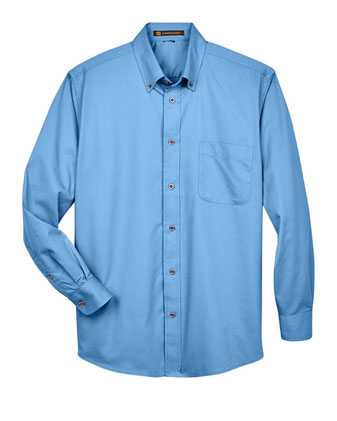 Harriton Easy Blend™ Long Sleeve Twill Shirt M500