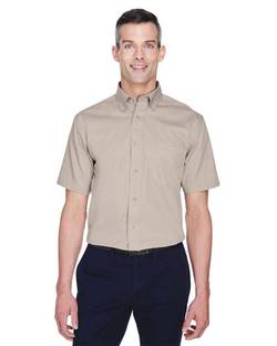 Harriton Easy Blend™ Twill Dress Shirt with Stain-Release M500S Harriton Easy Blend™ Twill Dress Shirt with Stain-Release M500S