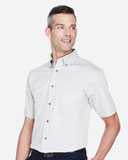 Harriton Easy Blend™ Twill Dress Shirt with&nbsp;Stain-Release M500S