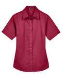Harriton Women's Easy Blend™ Short Sleeve Twill Dress Shirt with&nbsp;Stain-Release M500SW