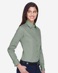Women's Easy Blend™ Long Sleeve Twill&nbsp;Dress Shirt with Stain-Release