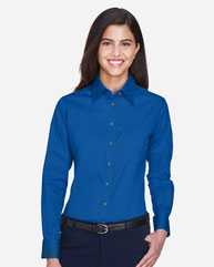 Women's Easy Blend™ Long Sleeve Twill&nbsp;Dress Shirt with Stain-Release