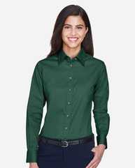 Women's Easy Blend™ Long Sleeve Twill&nbsp;Dress Shirt with Stain-Release