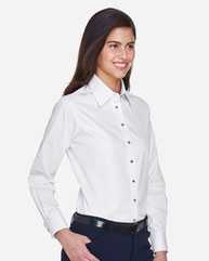 Women's Easy Blend™ Long Sleeve Twill&nbsp;Dress Shirt with Stain-Release