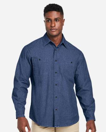 Harriton Denim Shirt Jacket M540