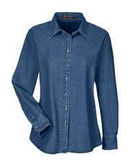 Women's Long Sleeve Denim Shirt