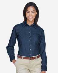 Women's Long Sleeve Denim Shirt