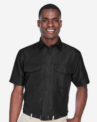 Harriton Key West Short Sleeve Performance Staff Shirt M580