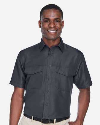 Harriton Key West Short Sleeve Performance Staff Shirt M580