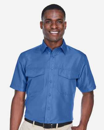 Harriton Key West Short Sleeve Performance Staff Shirt M580