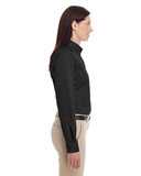 Harriton Women's Foundation Cotton Twill Shirt with Teflon M581W