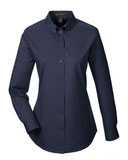 Harriton Women's Foundation Cotton Twill Shirt with Teflon M581W