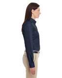 Harriton Women's Foundation Cotton Twill Shirt with Teflon M581W
