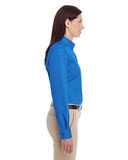 Harriton Women's Foundation Cotton Twill Shirt with Teflon M581W