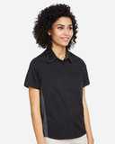 Harriton M586W Women's Flash IL Colorblock Shirt
