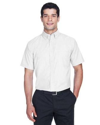 Harriton Oxford Short Sleeve with Stain-Release M600S