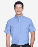 Harriton Oxford Short Sleeve with Stain-Release M600S