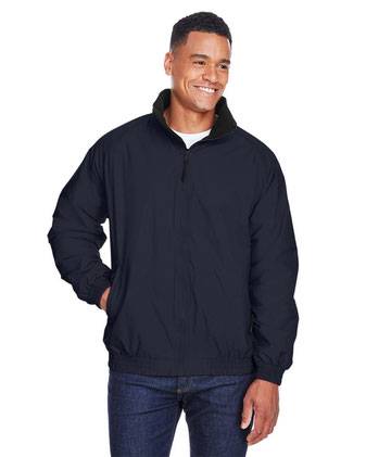 Harriton Fleece Lined Nylon Jacket M740