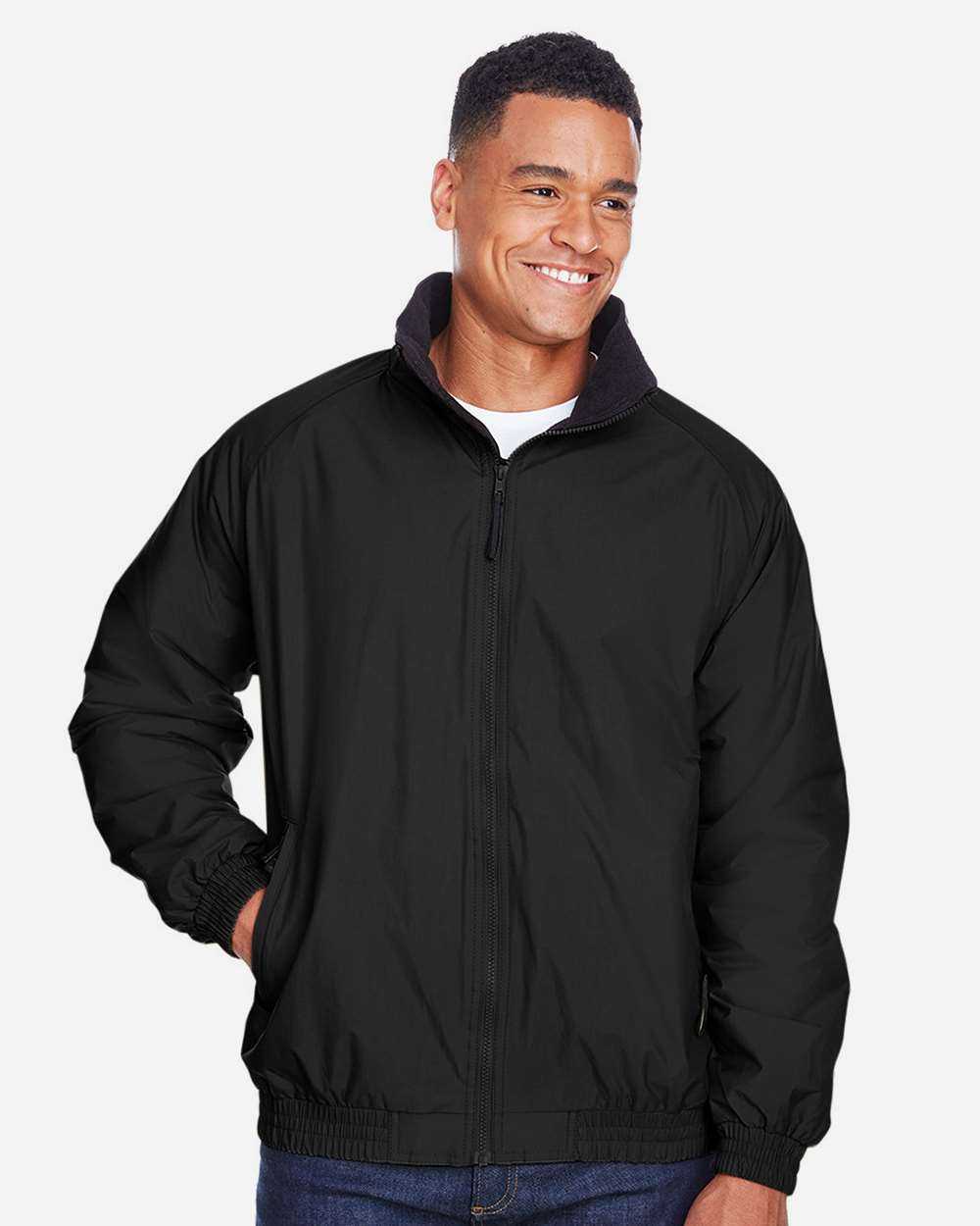 Fleece Lined Nylon Jacket