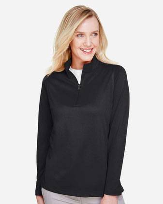 Harriton Women's Advantage Snag Protection Plus Quarter-Zip Pullover M748W