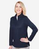 Harriton Women's Advantage Snag Protection Plus Quarter-Zip Pullover M748W