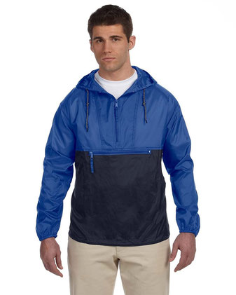 Harriton Packable Hooded Nylon Jacket M750