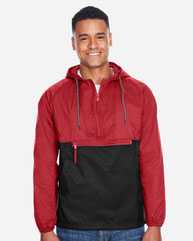 Packable Hooded Nylon Jacket