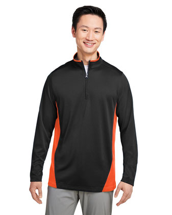 Harriton Flash Snag Protection Plus IL Colorblock Quarter-Zip Pullover M786