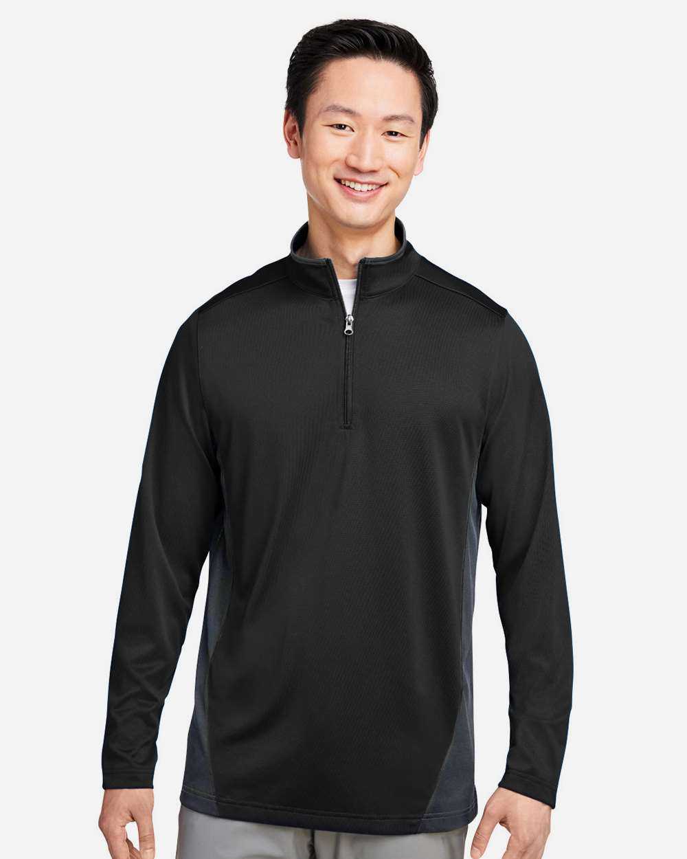 Harriton Flash Snag Protection Plus IL Colorblock Quarter-Zip Pullover M786