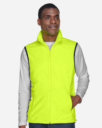 Harriton Fleece Full-Zip Vest M985