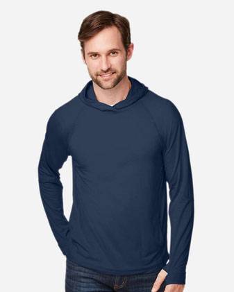 JAQ Stretch Performance Hooded Long Sleeve T-Shirt