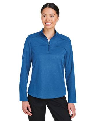 North End Women's Express Tech Performance Pique Quarter-Zip Pullover NE412W